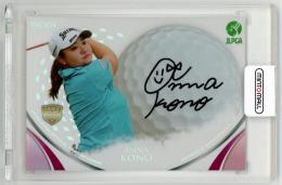 2020 エポック JLPGA 日本女子ゴルフ協会 オフィシャルトレーディングカード  河野杏奈 直筆サインカード ホロパラレル版 16/20