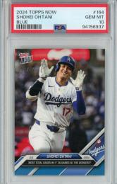 2024 Topps Now Shohei Ohtani Blue #164【49/49】【PSA10】《Gem-MINT》 Los Angeles Dodgers