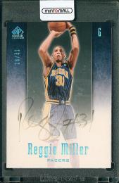 2004-05 SP Signature Edition Reggie Miller Autographed Parallel #A36 ※サイン日焼け【18/31】 Indiana Pacers