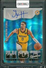 2022-23 Hoops Tyrese Haliburton Hot Signatures #24 Indiana Pacers