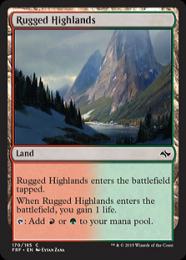 【FRF】【ENG】【Foil】《岩だらけの高地/Rugged Highlands》