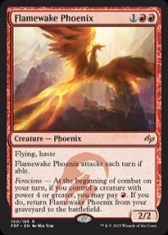 【FRF】【ENG】【Foil】《炎跡のフェニックス/Flamewake Phoenix》