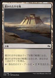 【FRF】【JPN】【Foil】《磨かれたやせ地/Scoured Barrens》