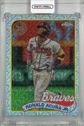 2024 Topps Series 1 Ronald Acuna Jr. 1989 Topps Baseball Chrome Silver Packs #T89C-28 Atlanta Braves