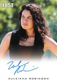 2010 RITTENHOUSE LOST Archives  Zuleikha Robinson As Ilana Autograph
