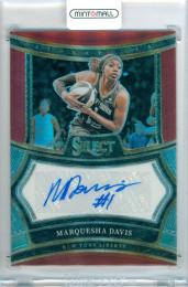 2025 Panini WNBA Select Marquesha Davis #SG-MD Signatures Red Parallel【32/99】