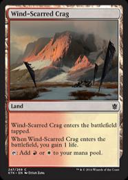 【KTK】【ENG】【Foil】《風に削られた岩山/Wind-Scarred Crag》