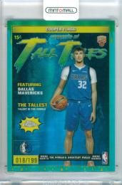 2025-26 Topps Chrome  Cooper Flagg #TT-16 Tall Tales Refractors Aqua Parallel【018/199】 Mavericks
