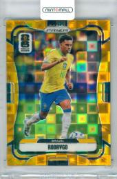 2026 Panini Prizm FIFA World Cup Soccer Rodrygo #94 Base Orange Pandora Parallel【026/215】 Brazil