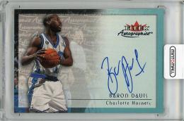 2000-01 FLEER Autographics Baron Davis Autograph