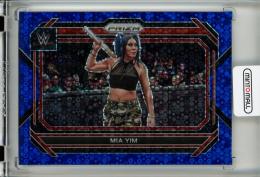 2023 Panini Prizm WWE  Mia Yim Blue Disco Prizm 23/25