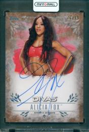 2016 TOPPS WWE Undisputed Alicia Fox Autograph Tag Team Bronze【76/99】