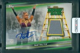 2019 TOPPS WWE Money In The Bank Natalya Superstar Mat Relic Autograph【29/99】