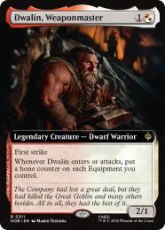 【HOB】【ENG】【Foil】〈311-R-RW〉《武器の達人、ドワーリン/Dwalin, Weaponmaster》拡張アート版