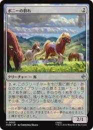 ◆予約◆【HOB】【JPN】〈003-U-N〉《ポニーの群れ/Troop of Ponies》