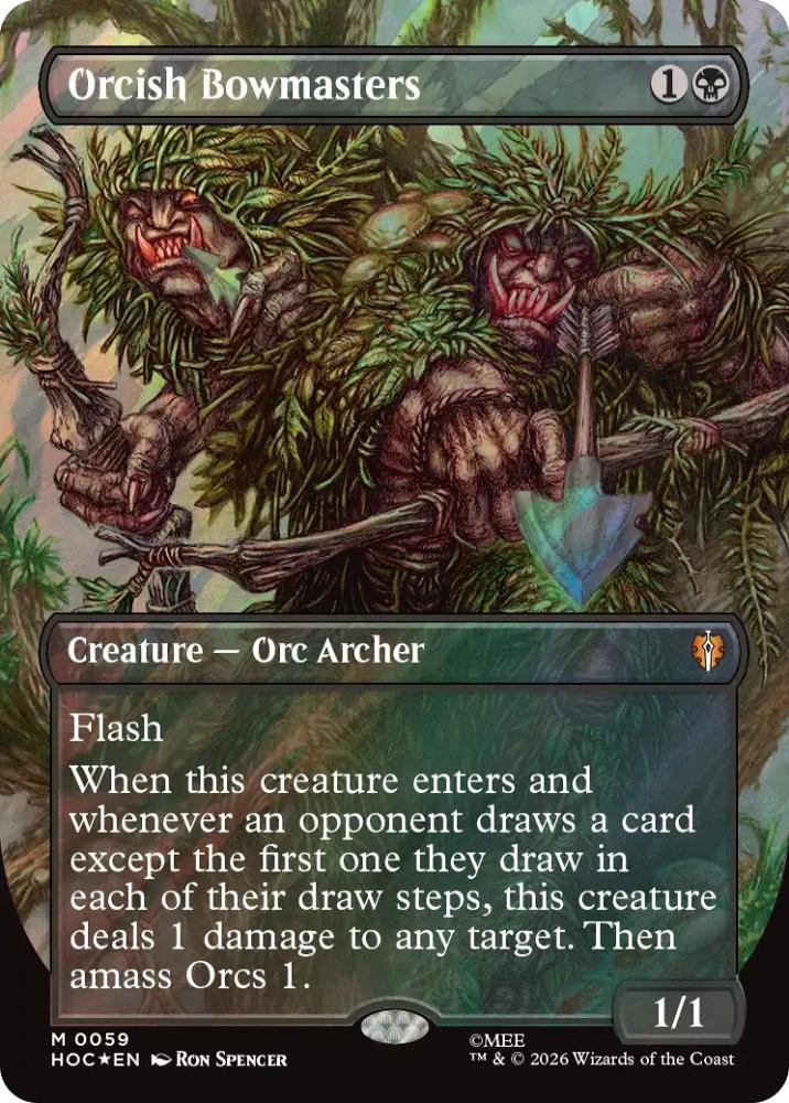 オークの弓使い mtg 英語版 通常ノンフォイル オークの弓使い 英語foil