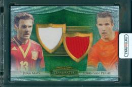2014 Futera Unique Juan Mata/Robin Van Persie #TM20 Teammates【28/55】