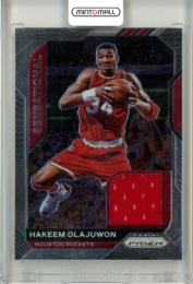 2020-21 Panini Prizm Hakeem Olajuwon SSW-HAO Sensational Swaches Rockets