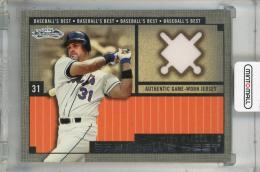 2002 Fleer Showcase  Mike Piazza Baseball's Best Memorabilia #3 New York Mets