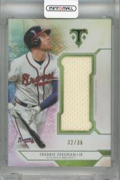 2018 Topps Triple Threads  Freddie Freeman Unity Single Jumbo Relics #SJRFF2【32/36】 Atlanta Braves