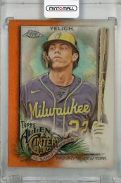 2022 Topps Allen and Ginter Chrome  Christian Yelich  Orange Refractors #74 【22/25】 Milwaukee Brewers