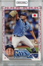 2023 Topps Japan Edition Shane McClanahan Cherry Blossoms #74 【25/99】 Tampa Bay Rays