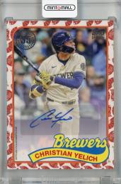 2024 Topps Japan Edition Christian Yelich 89 Topps Koi Autographs #89JACY【06/10】 Milwaukee Brewers