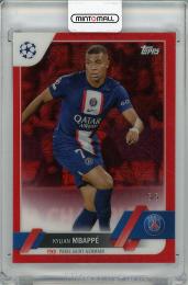 2022-23 TOPPS Chrome UEFA Club Competitions Kylian Mbappe #100 Red【5/5】