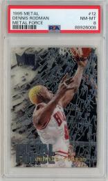 1995-96 Metal Dennis Rodman Metal Force #12【PSA8】《Near MINT-MINT》 Chicago Bulls