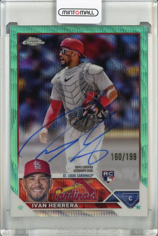 ミントモール / MINT 池袋店 / 2023 Topps Chrome St. Louis Cardinals Ivan Herrera  Rookie Autographs Aqua Wave Refractors 160/199