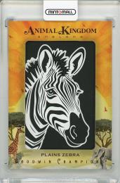 【表面上部微白欠け、裏面スレ傷あり】2025 UPPER DECK Goodwin Champions Plains Zebra #32 ANIMAL KINGDOM