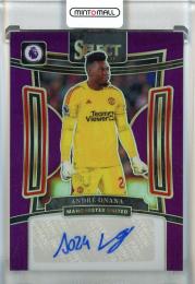 2023-24 Select English Premier League Andre Onana Signatures Purple #4　auto 【07/49】 Manchester United