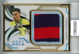 2024 Futera Incredible Gabriel Martinelli Next Gold memorabilia #NGX21【01/05】 Brazil
