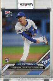 2024 Topps Now Yoshinobu Yamamoto Base RC #24