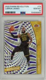 2020-21 Panini Revolution LeBron James Base #74【PSA 10 GEM MT】