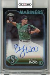 2024 Topps Chrome Bryan Woo Rookie Autographs RC #RABWO