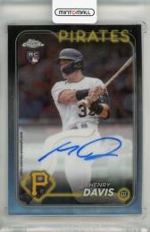 2024 Topps Chrome Henry Davis Rookie Autographs RC #RAHAD
