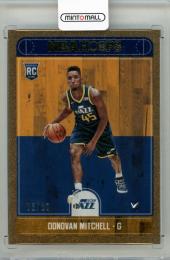 2017-18 Panini Hoops Basket ball  Donovan Mitchell Gold Parallel 【06/10】 Utah Jazz