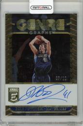 2022-23 Panini Donruss Elite Basketball Dirk Nowitzki GenreGraphs Gold Parallel 【07/10】 Dallas Mavericks