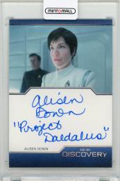 2024  RITTENHOUSE Star Trek Discovery Season Five Alisen Down as Starbase 5 doctor Inscriptions #NNO "Project Daedalus"