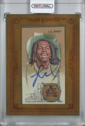 2023 Topps Allen & Ginter Lil Baby Framed Mini Non-Baseball Autographs #MA-LBA