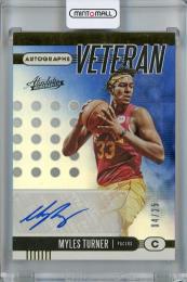 2019-20 Panini Absolute Memorabilia Myles Turner Veteran Autographs Level 2 #19 ※凹みあり【04/25】 Indiana Pacers
