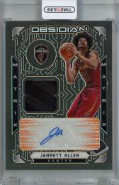 2020-21 Panini Obsidian Jarrett Allen Matrix Material Autos Orange #5【07/35】 Cleveland Cavaliers