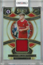 2023-24 Panini Select Premier League Ben Doak Select Swatches Silver #12 RC Liverpool FC