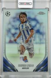 2023-24 Topps Chrome UEFA Club Competitions Takefusa Kubo Refractors #45 ※傷あり Real Sociedad de Futbol