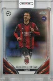 2023-24 Topps Chrome UEFA Club Competitions Francesco Camarda Base #68 RC AC Milan