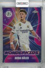 2023-24 Topps Chrome UEFA Club Competitions Arda Guler Wonderkids #WK-1 Real Madrid C.F.