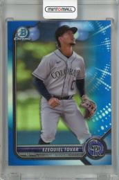 2022 Topps Bowman Chrome Ezequiel Tovar  Bowman Chrome Prospects Blue #BCP-231【017/150】 Colorado Rockies