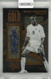 2016-17 Panini Black Gold Paulo Wanchope Vintage Gold Autographs Bronze #9【41/99】