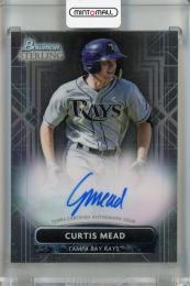 2022 Topps Bowman Sterling Curtis Mead Prospect Autographs #PA-CMD Tampa Bay Rays